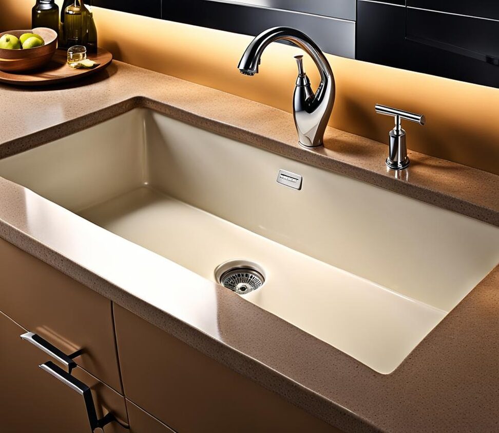 Unraveling Porcelain Undermount Sinks For Modern Kitchens Designredig Com   Best Porcelain Undermount Kitchen Sinks 972x842 