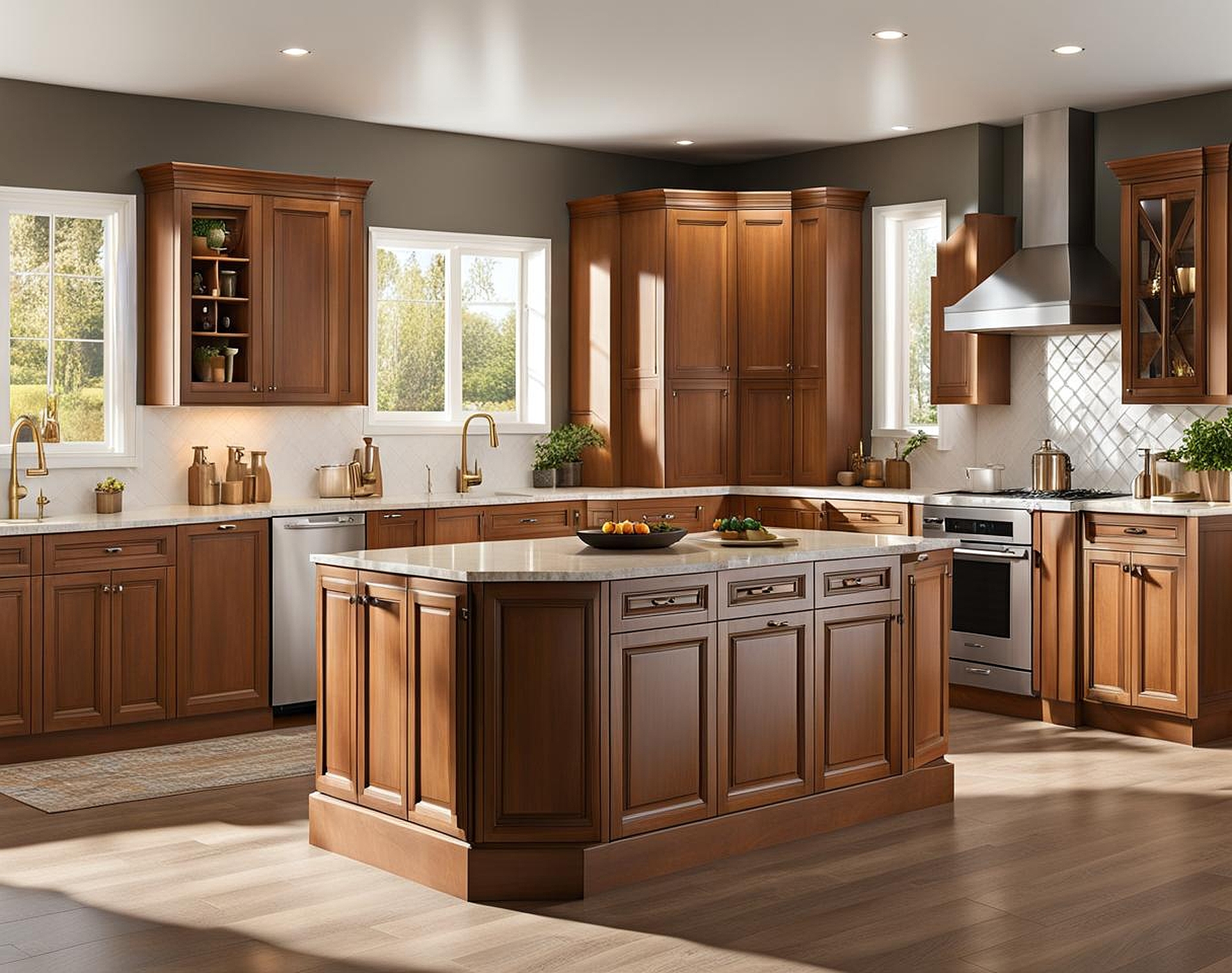 Tailored Dimensions for Corner Kitchen Cabinets - Designredig.com