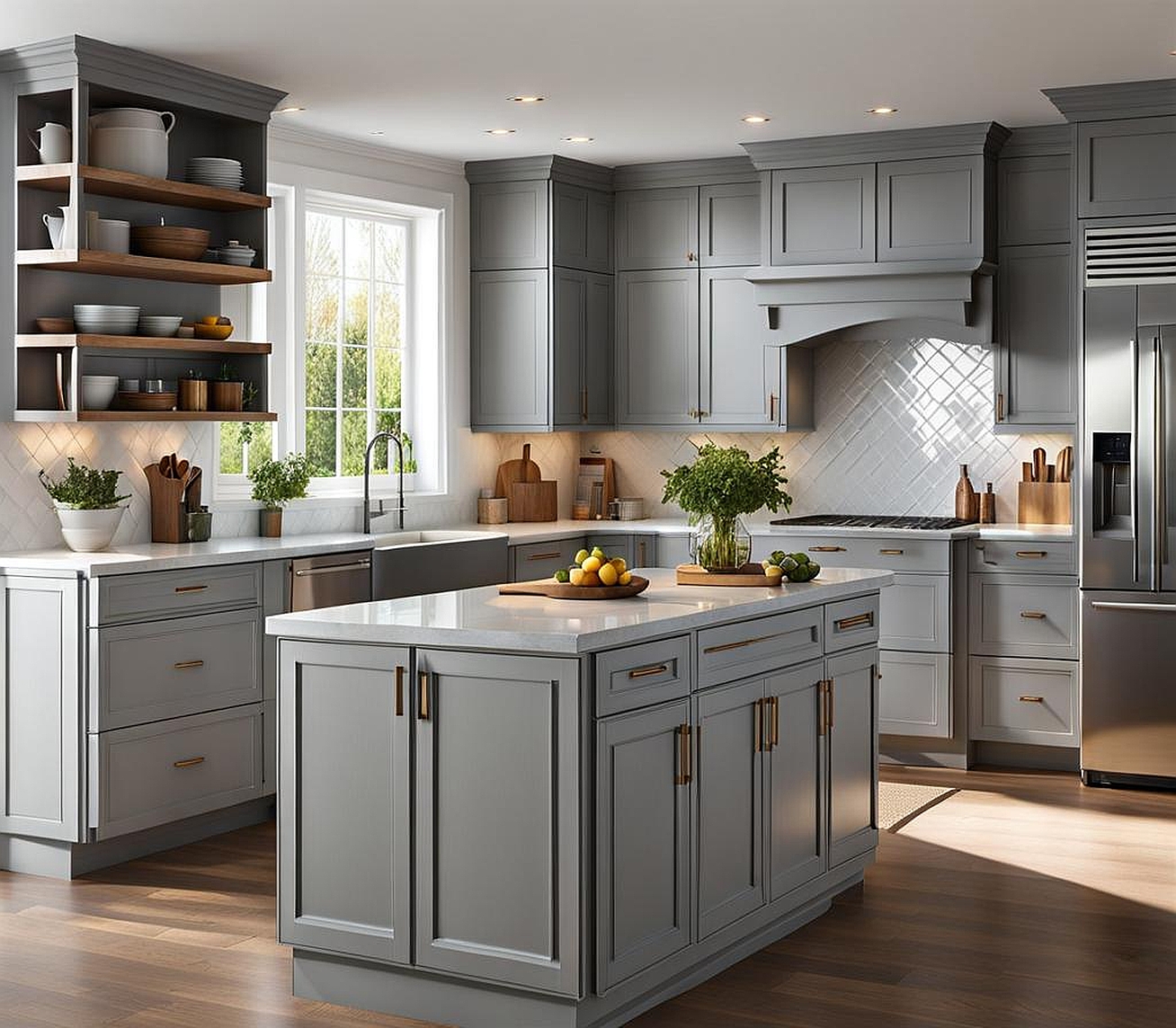 The Ultimate Guide to Painting Kitchen Cabinets a Stunning Light Gray ...