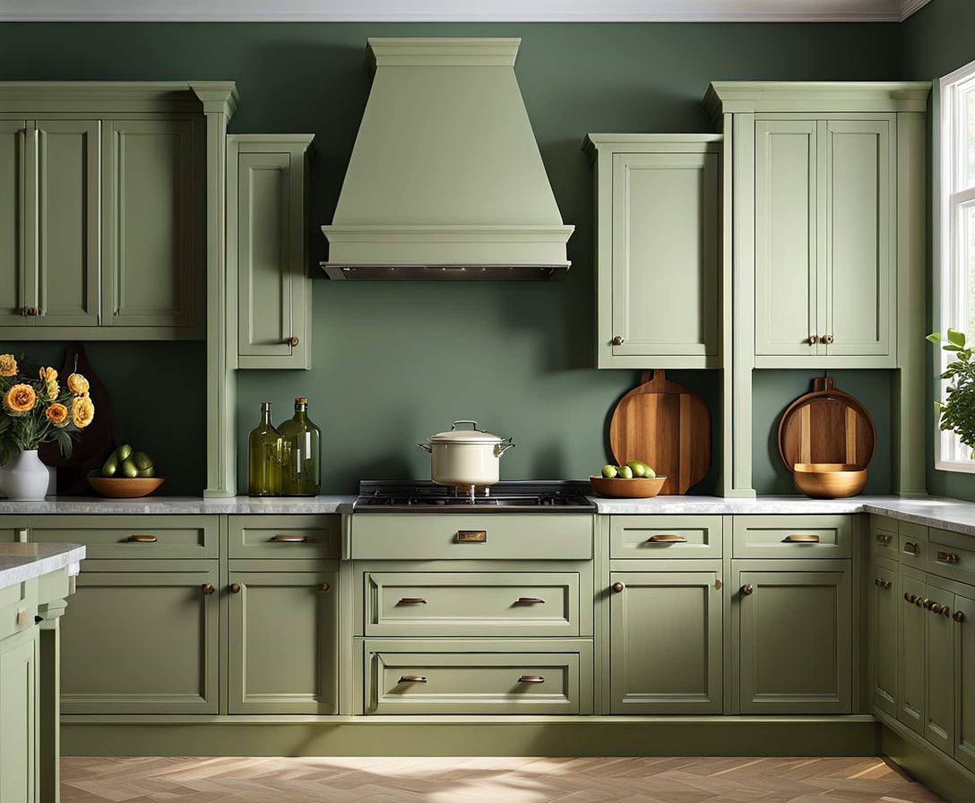 Revitalize Your Cooking Space with Light Sage Kitchen Cabinets 